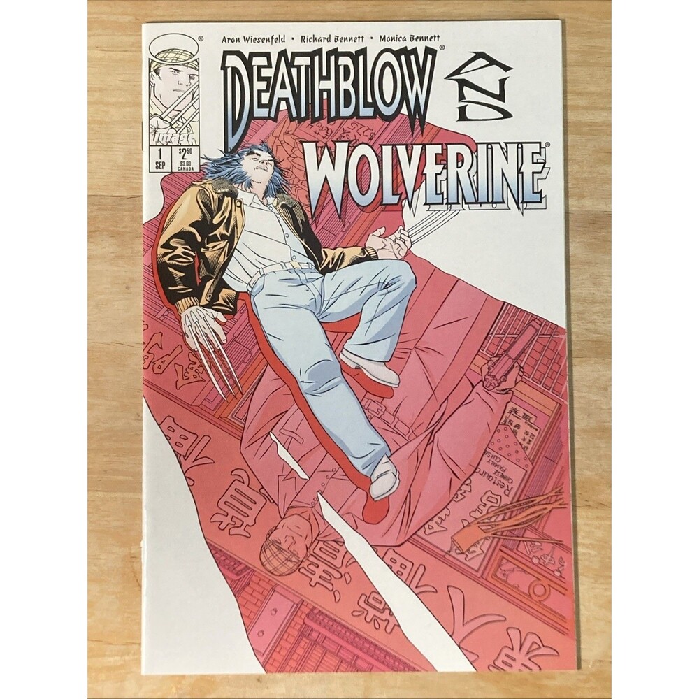 Deathblow & Wolverine No. 1 (1996) 1st Print, Marvel Comic Book, X-Men, Avengers